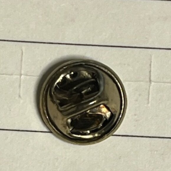 VTG "A Christmas Rose" Lapel Hat Pin Gold Tone w/Rhinestone Hope Love 1.25" - Picture 10 of 12